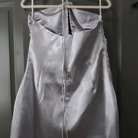 Miss Circle Silver Rosette Mini Dress - Picture 3 of 3